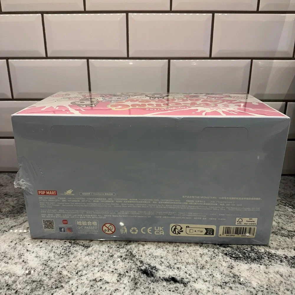 POP MART The Monsters Exciting Macaron Vinyl Face Blind Collection Sealed case 6